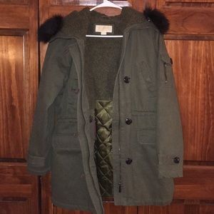Micheal Kors Army Green Parka